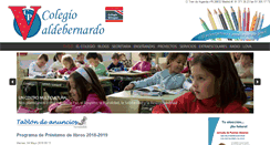 Desktop Screenshot of colegiovaldebernardo.es